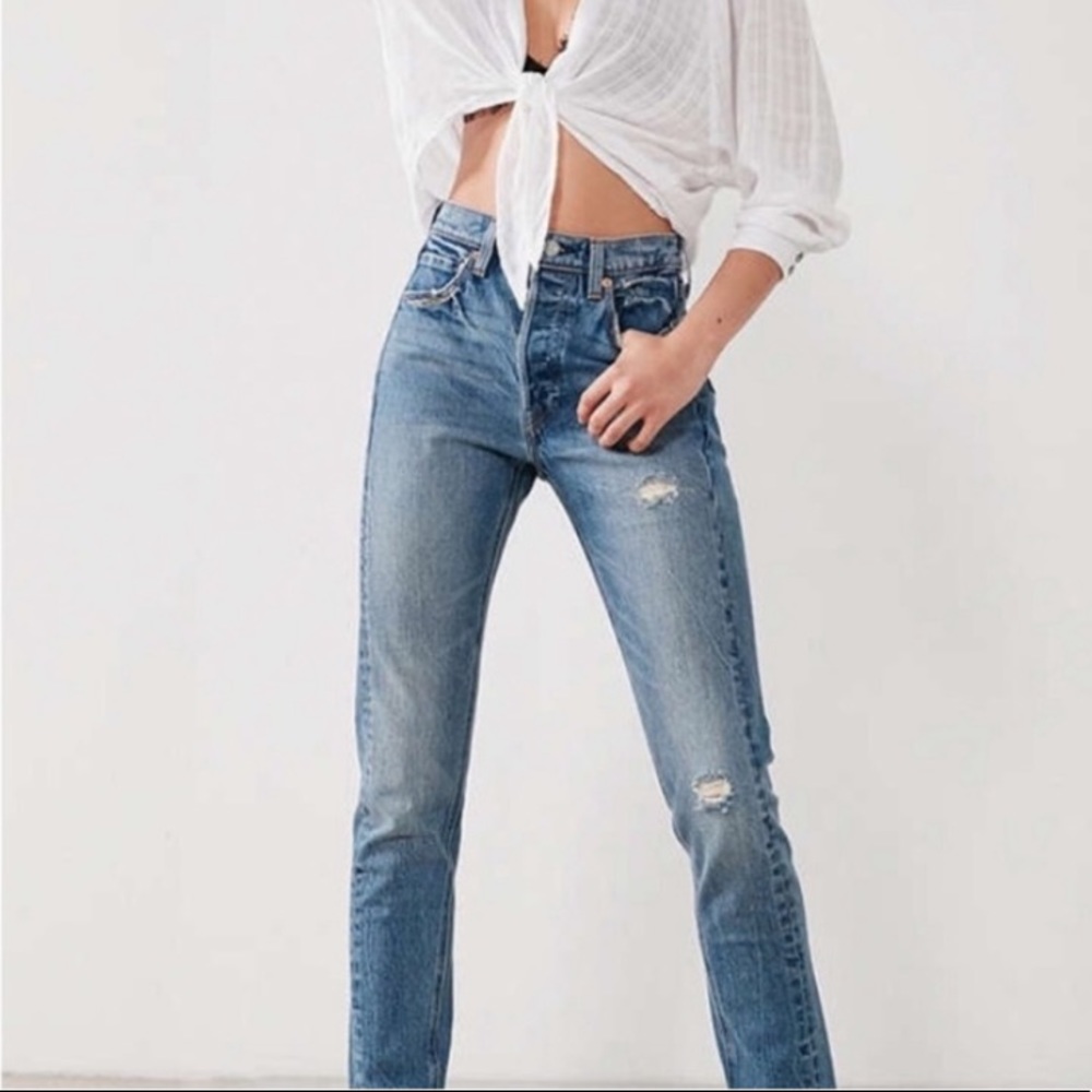 Aritzia Blue Women's Jeans - Picture 4 of 14